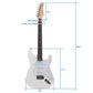 Rosewood Fingerboard Electric Guitar White