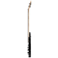 Full Size Glarry 4 String Burning Fire enclosed H-H Pickup Electric Bass Guitar with 20W Amplifier Bag Strap Connector Wrench Tool Black