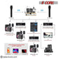 5 Core Wireless Microphone Dual Handheld Mic Cordless Receiver Dj Karaoke Singing Microphones WM 301 HC