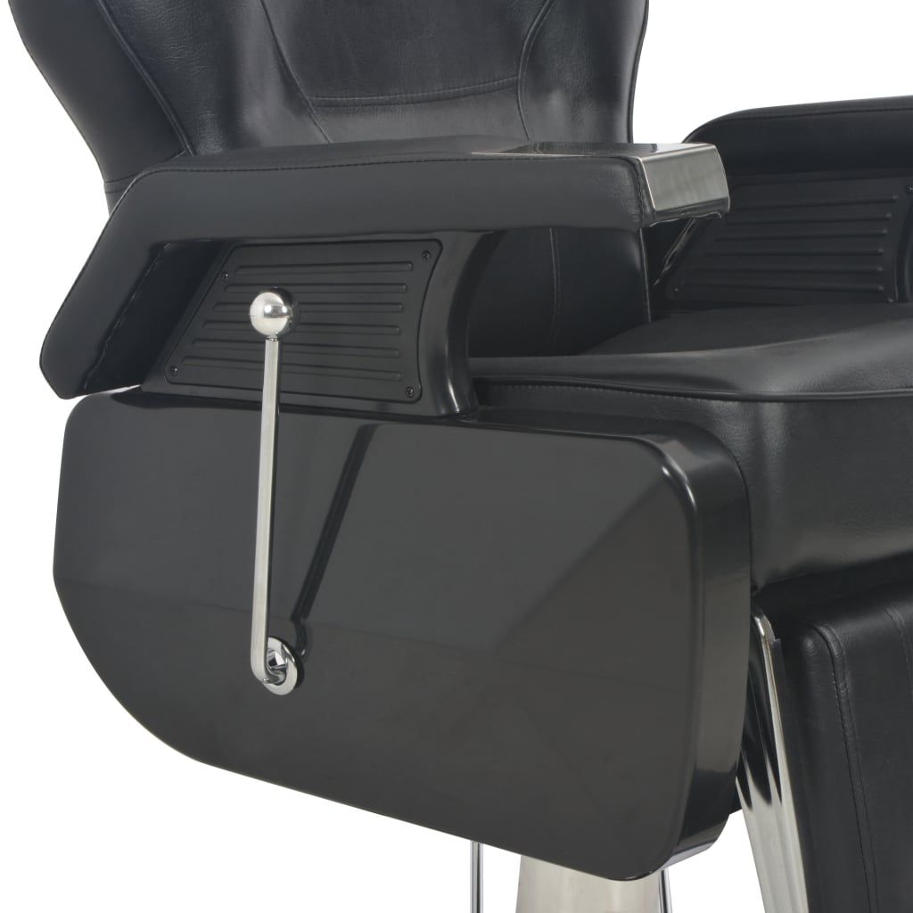 Barber Chair Black 28.3"x26.8"x38.6" Faux Leather