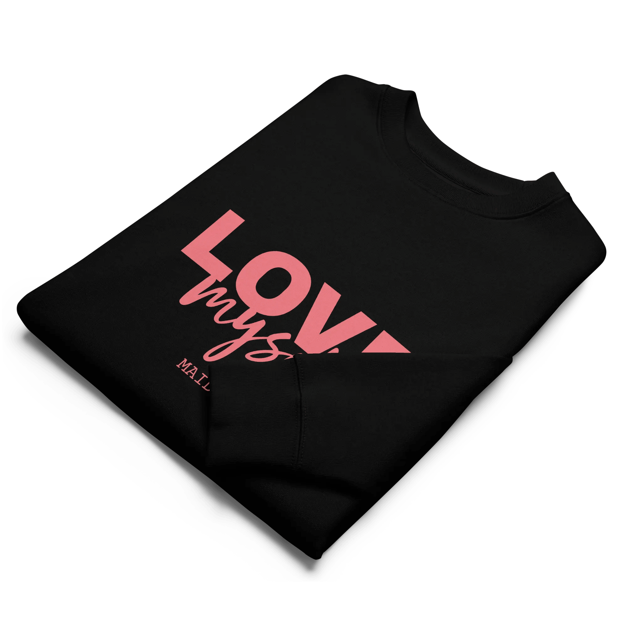 LOVE Myself Unisex Sweatshirt – Organic Cotton Blend Cnasti Strings and Thangs