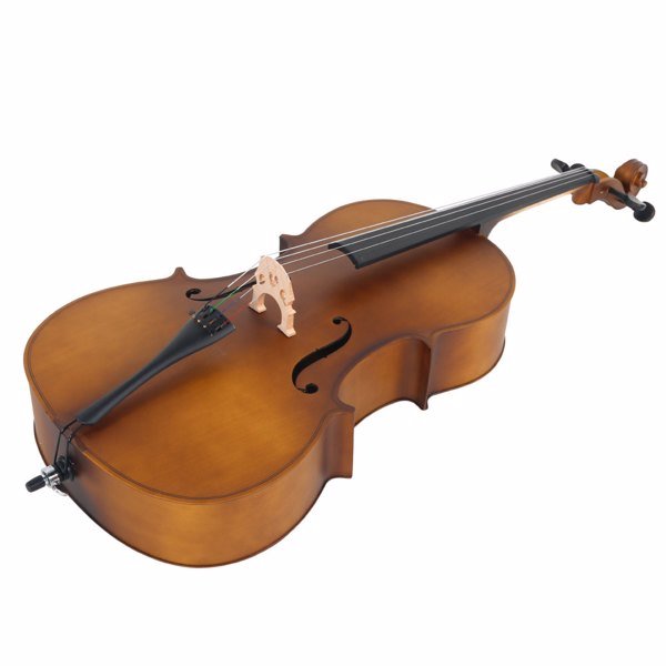 4/4 Acoustic Cello Case Bow Rosin Wood Color (Old code:86308904)