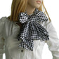 Blando Graceful Black & White Plover Design Silk Scarf/Wrap/Shawl(Small)