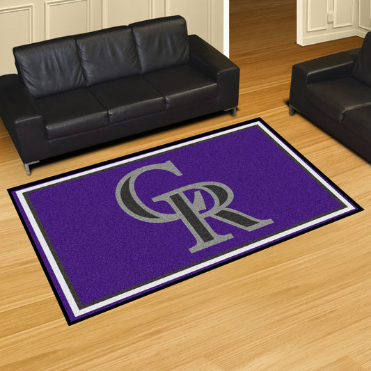 MLB - Colorado Rockies 5'x8' Rug