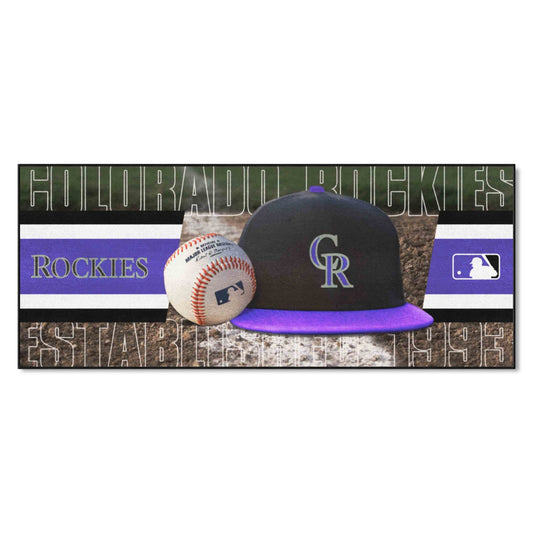 MLB - Colorado Rockies Baseball Runner 30"x72"