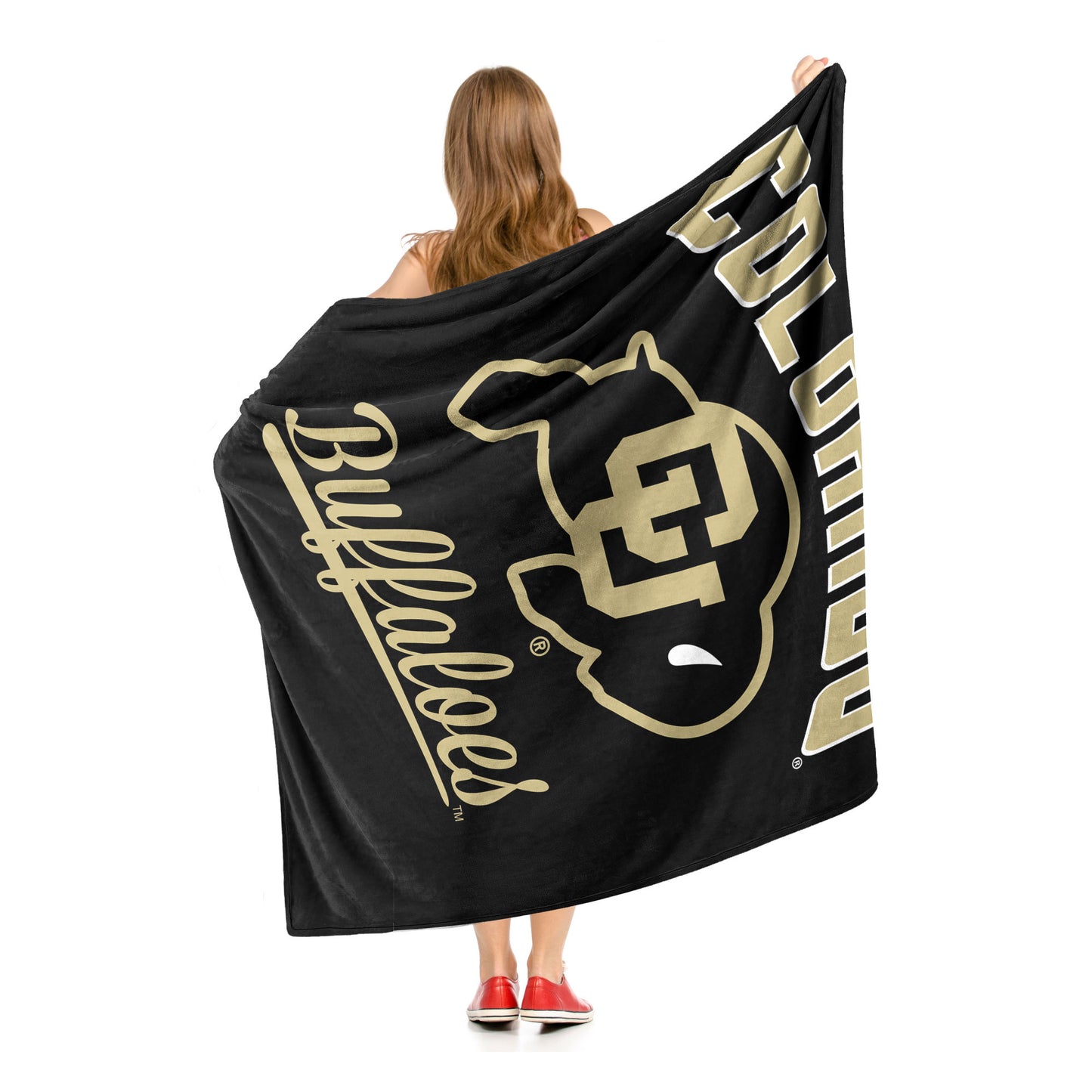 Colorado OFFICIAL NCAA "Alumni" Silk Touch Throw Blanket; 50" x 60"