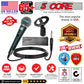 5 Core Premium Handheld Microphone Unidirectional Vocal Dynamic Cardioid Mic with Detachable 10ft XLR Cable Mic Clip Mesh Grille & ON/Off Switch Suited for Speakers Amp Mixers Karaoke Singing- BETA