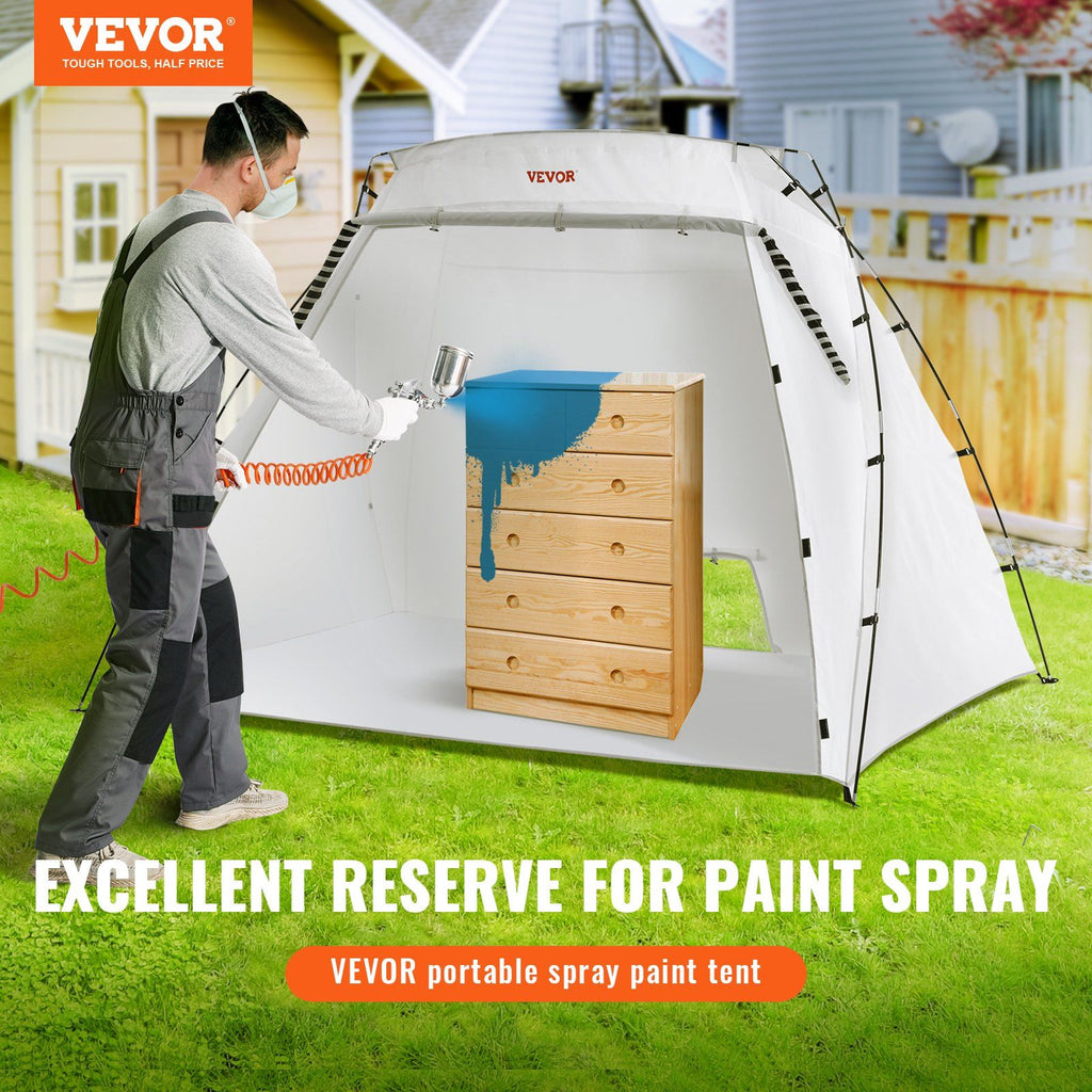 VEVOR Portable Paint Booth, Larger Spray Paint Tent
