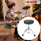 5 CORE Drum Throne Height Adjustable Guitar Stool Thick Padded Memory Foam DJ Chair Seat with Anti Slip Feet Multipurpose Musician Chair for Adults and Kids Drummer Cello Guitar Player - DS CH BLK