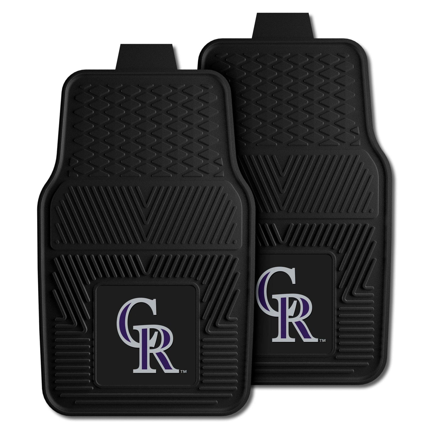 MLB - Colorado Rockies 2-pc Vinyl Car Mats 17"x27"