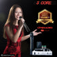 5 Core Wireless Microphone Dual Handheld Mic Cordless Receiver Dj Karaoke Singing Microphones - WM 301 1M1C BLK