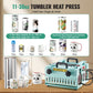 VEVOR Tumbler Heat Press Machine 2 Station Heaters 11-30oz Mug Press Sublimation