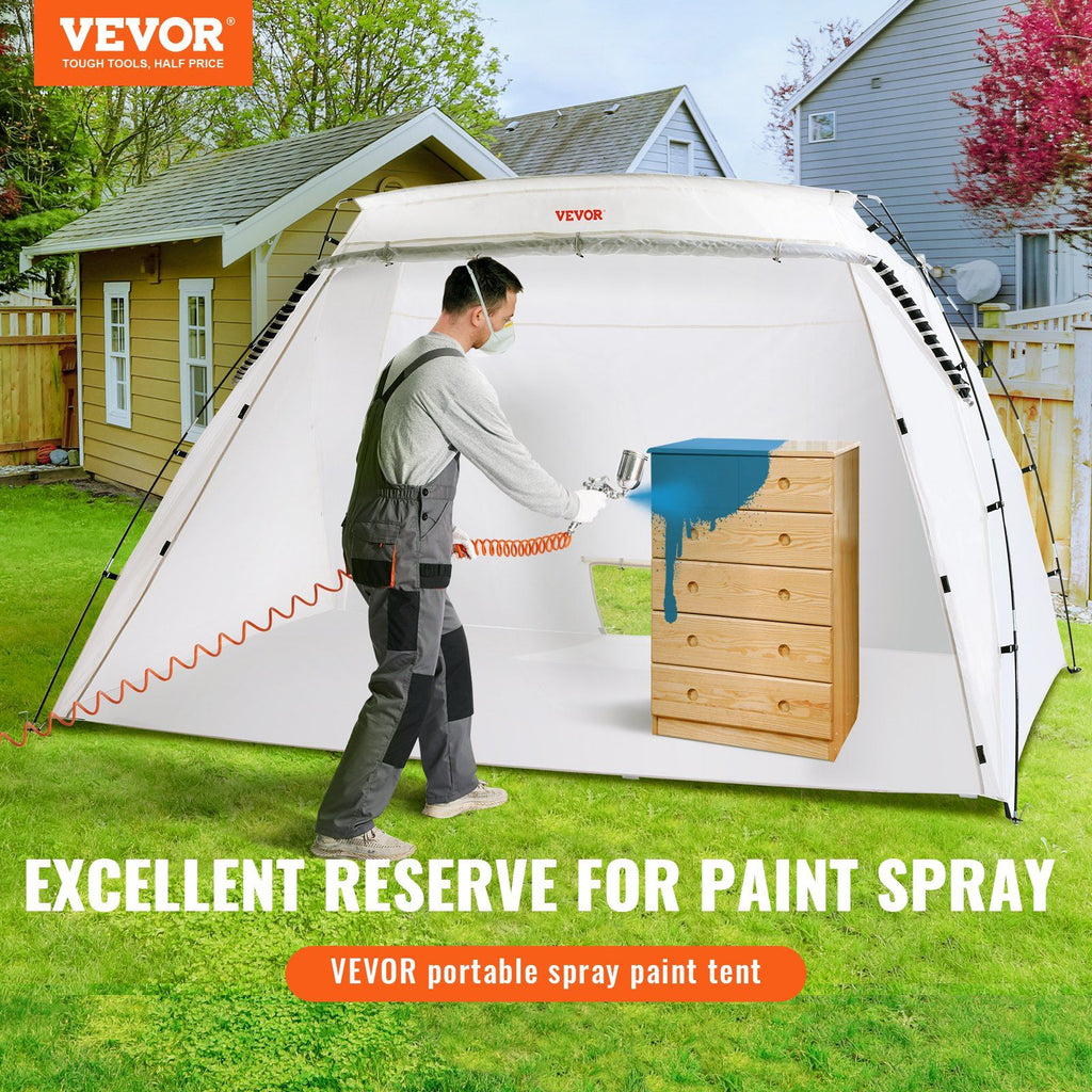 VEVOR Portable Paint Booth, Larger Spray Paint Tent