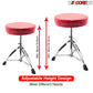 5 CORE Drum Throne Height Adjustable Guitar Stool Thick Padded Memory Foam DJ Chair Seat with Anti Slip Feet Multipurpose Musician Chair for Adults and Kids Drummer Cello Guitar Player - DS CH RED