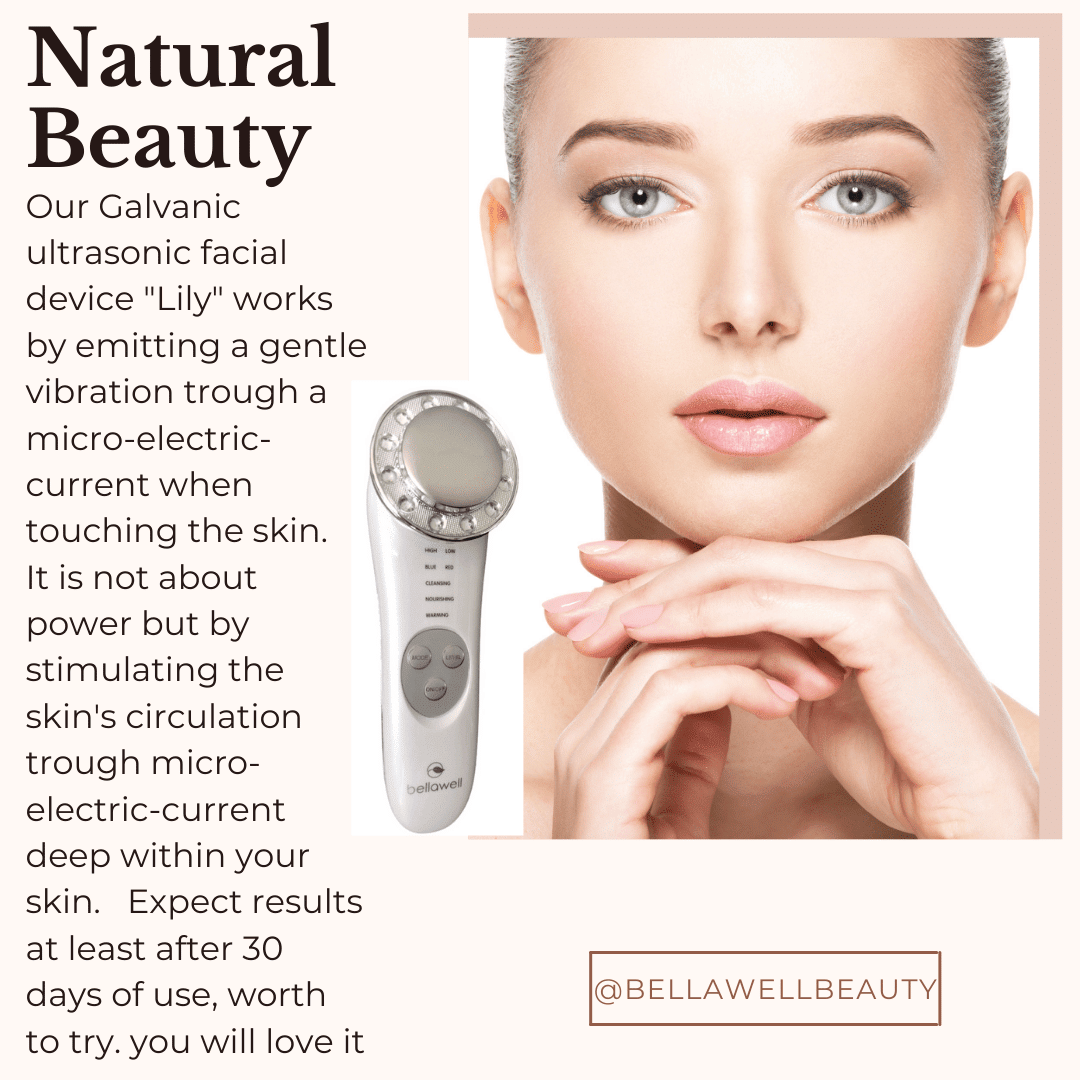 Bellawell Galvanic Facial Massager for Radiant Skin Core Sports & Fitness