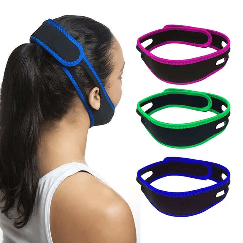 2 Pack Anti Snore Chin Strap Stop Snoring Belt Sleep Apnea Support Solution Cnasti Strings and Thangs