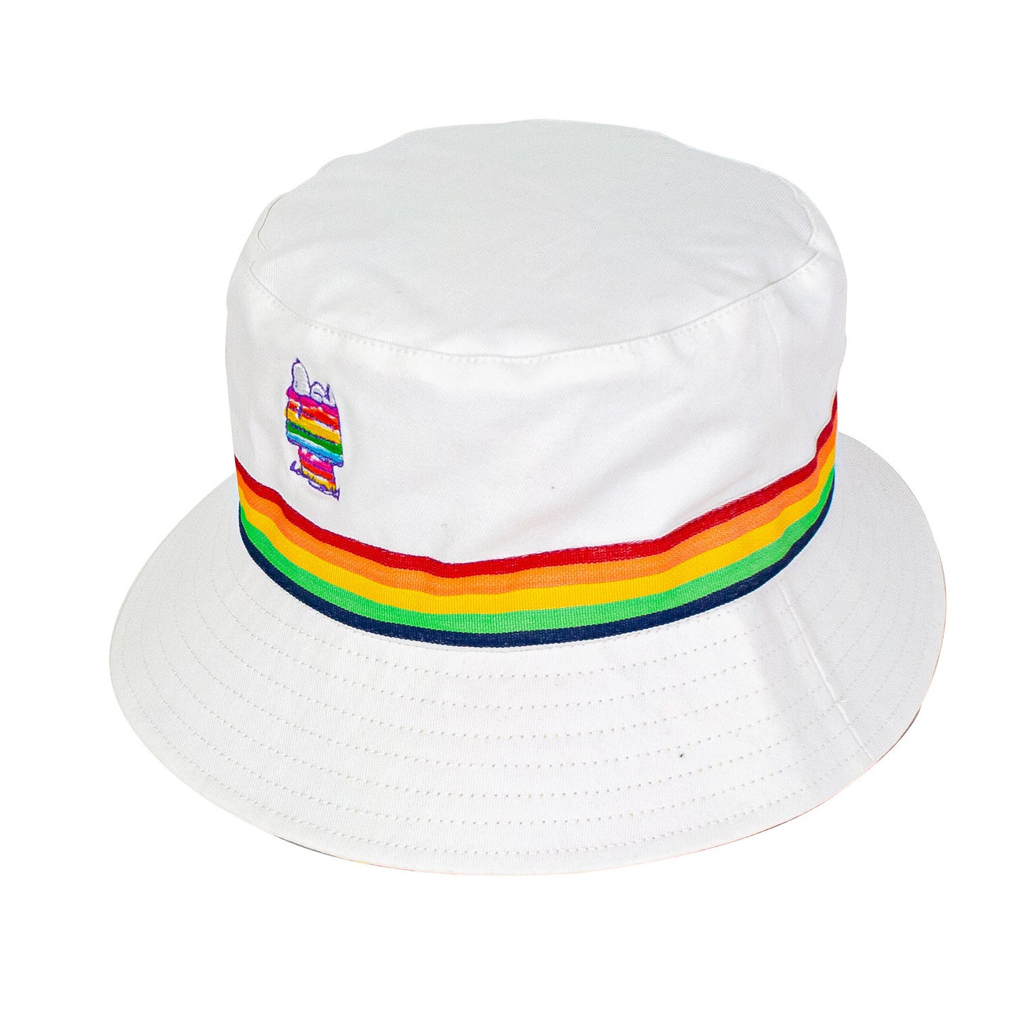 Rainbow House Cotton Bucket Hat