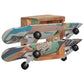 Wall Mounted Skateboard Holder 9.8"x7.9"x11.8" Solid Reclaimed Wood