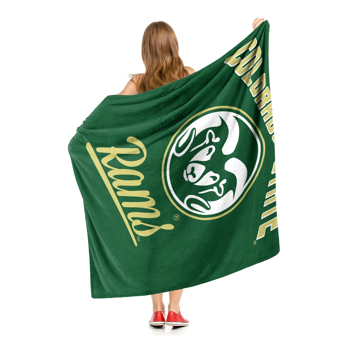 Colorado State OFFICIAL NCAA "Alumni" Silk Touch Throw Blanket; 50" x 60"