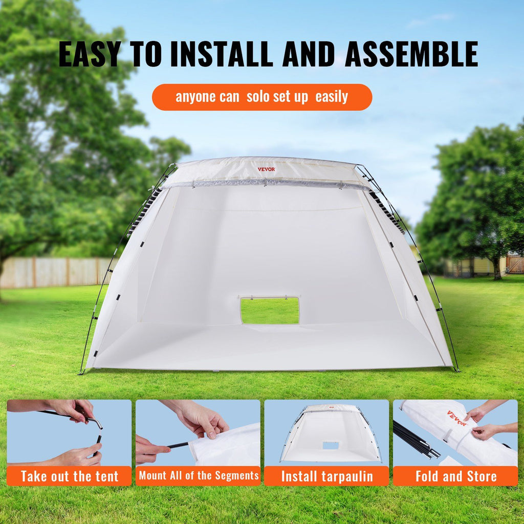 VEVOR Portable Paint Booth, Larger Spray Paint Tent