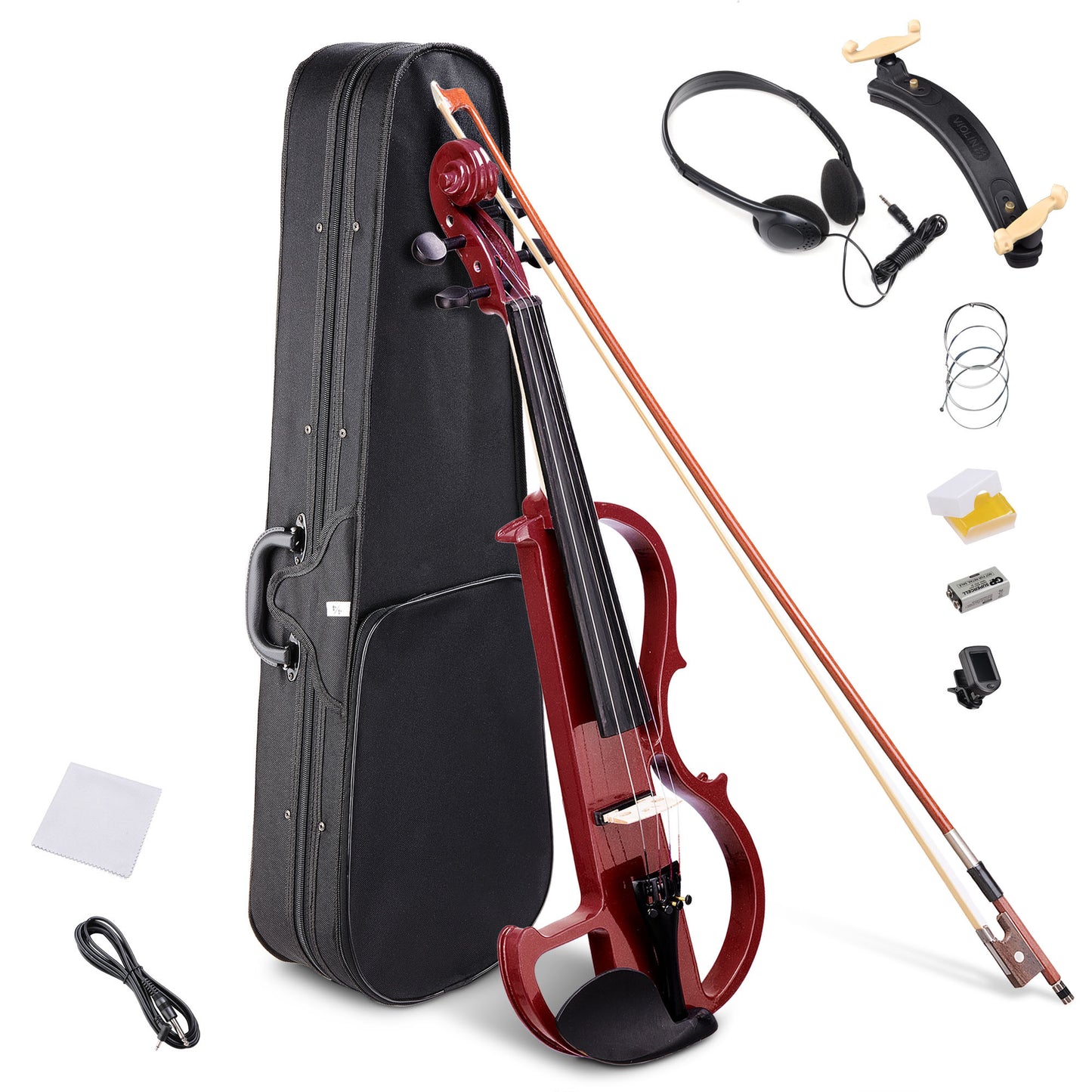 4/4 Violin Electric Violin(right hand)Red