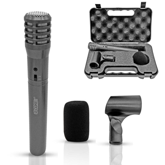 5 Core Instrument Microphone Cardioid Uni Directional Pickup • for Live Performances and Recording - INSTRU MIC 100 GREY