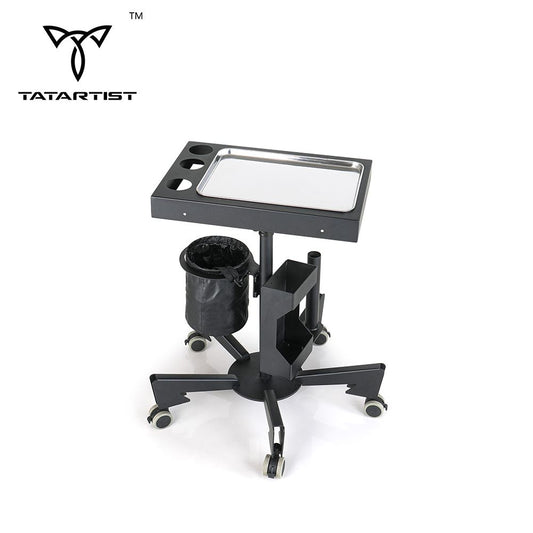 Metal tattoo tool cart, mobile tattoo workstation,tattoo trays