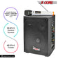 5 Core PA Speaker 40W Portable PA System w Wireless Mic Small Rechargeable Public Speaking Machine -  PDJ-2006BT