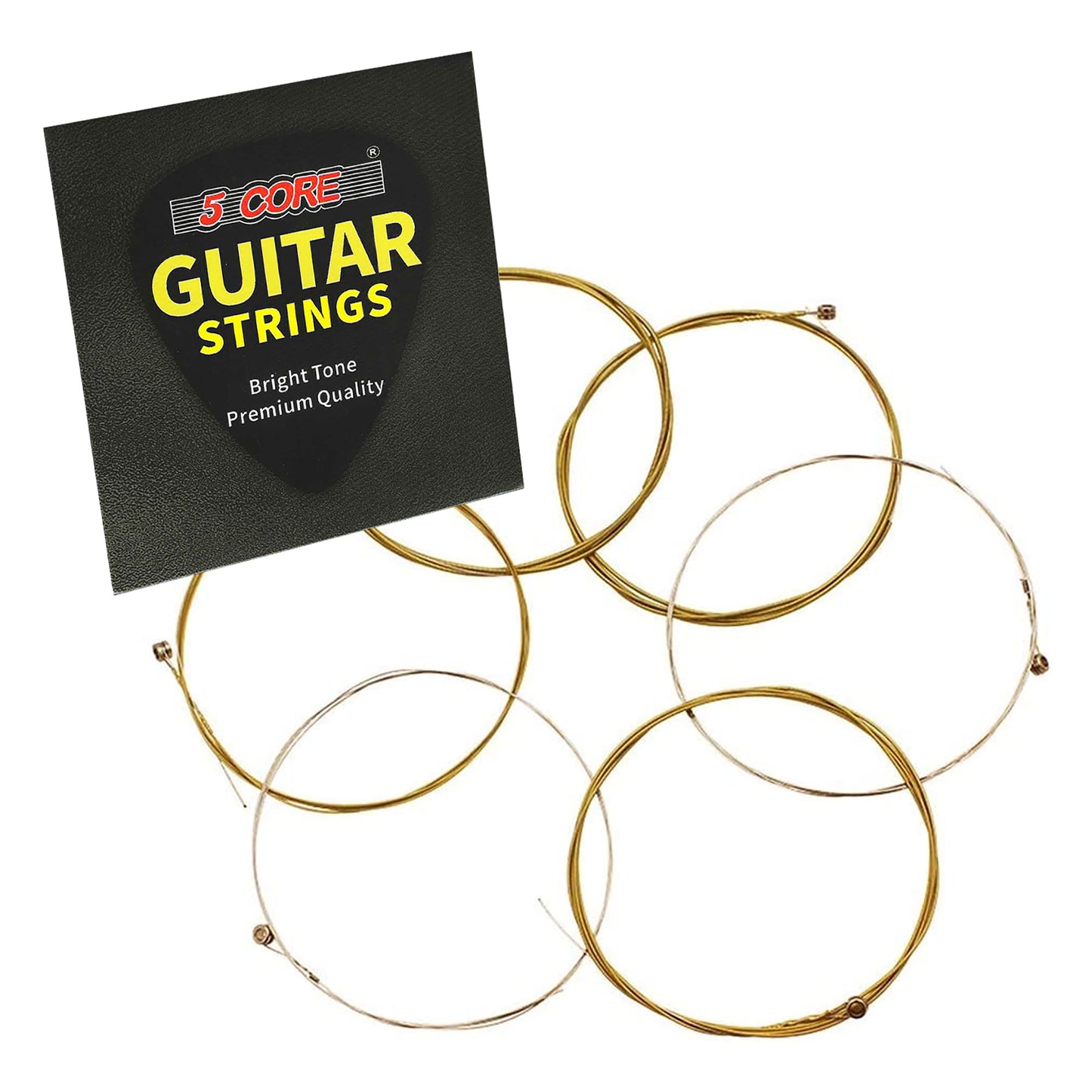 5 Core Guitar Strings Acoustic Pure Phosphor Bronze Guitar Strings .010-.048 Best Guitar Strings Acoustic 6 String set GS AC BZ