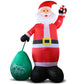 14 FT Lighted Christmas Inflatable Decoration, Giant Inflatable Santa Claus with Large Gift Bag, Blow Up Yard Decorations with Built-in LED Lights for Holiday Party Front Yard Lawn Garden Decor