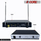 5 Core Wireless Microphone Dual Handheld Mic Cordless Receiver Dj Karaoke Singing Microphones - WM 301 1M1C BLK