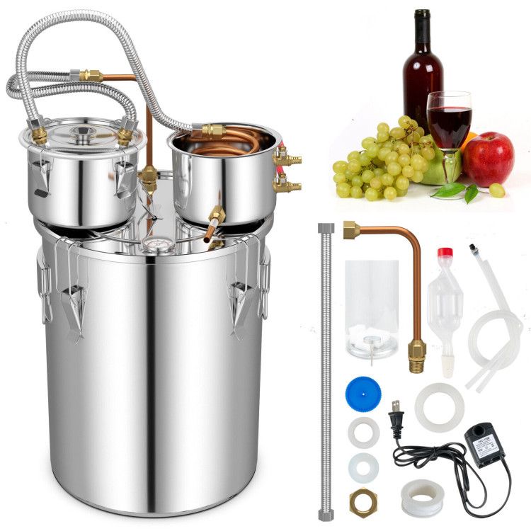 5/10 Gal 22/38 L Water Distiller for DIY Whisky