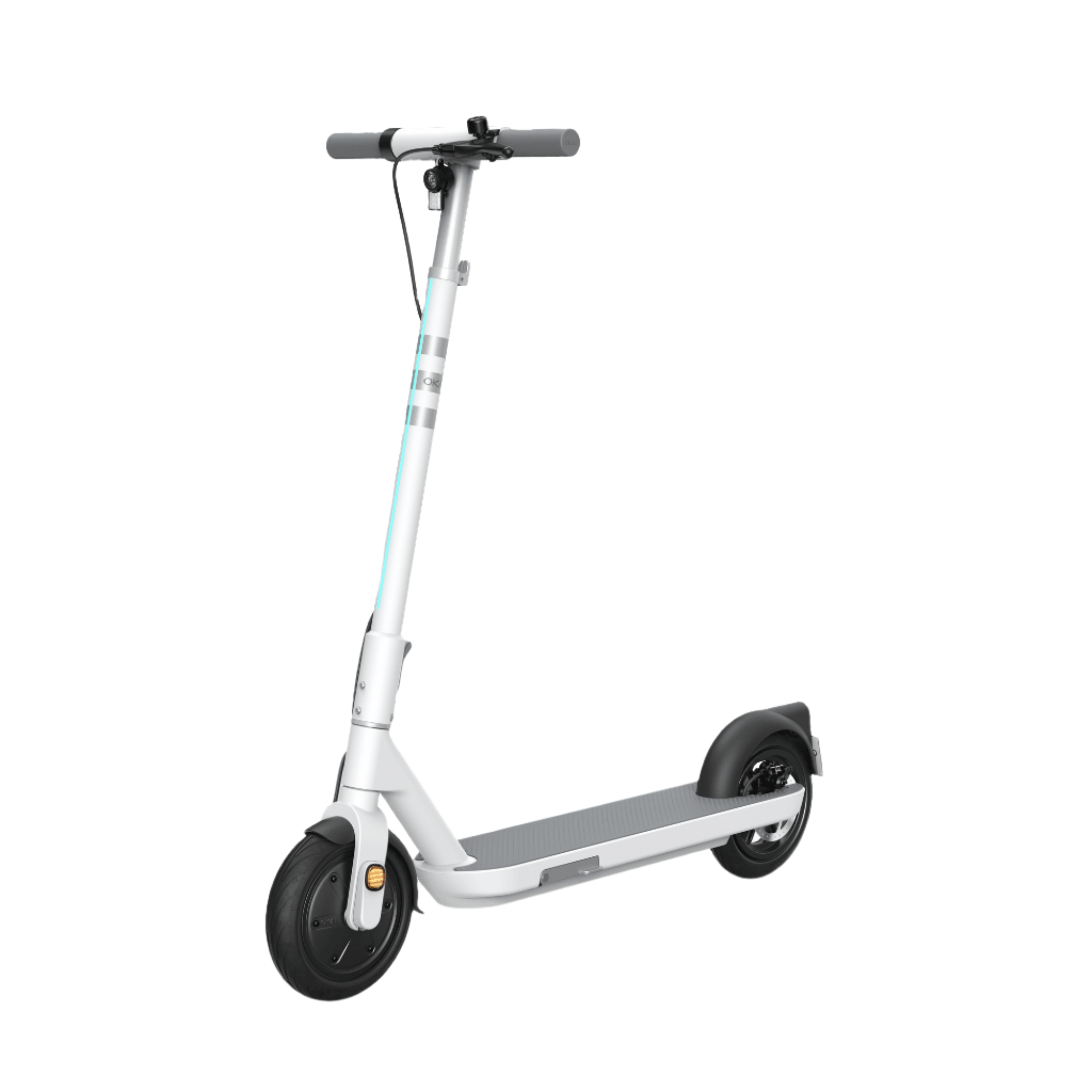 Foldable Electric Scooter w/18.6 Miles Max Operating Range & 15.5 mph Max Speed - White Core Sports & Fitness