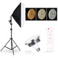 50x70cm Softbox 45W/70W Bulb Photography Studio Photo Lighting Kit Continuous Light System For Camera With Remote Control