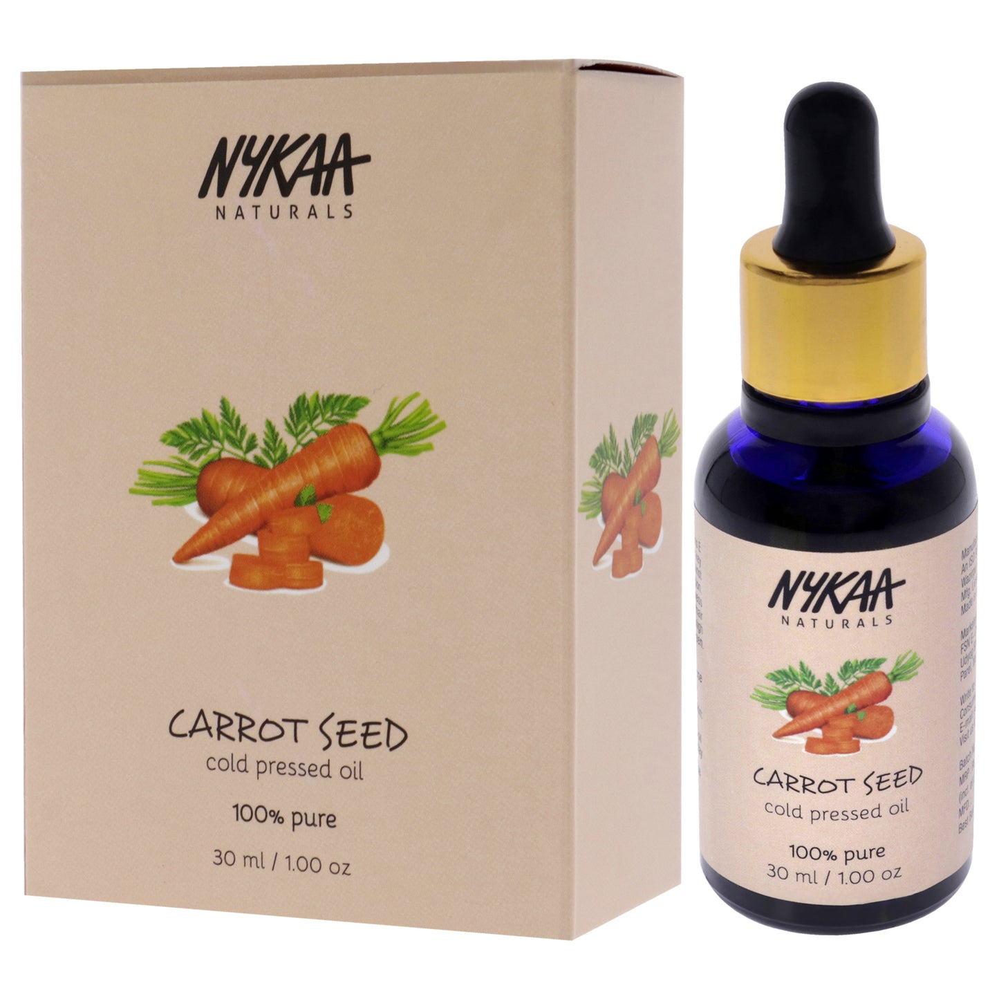 100 Percent Pure Cold Pressed Oil - Carrot Seed