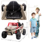 12V kids Ride On Mini UTV, Electric Car with Front LED Lights and Horn, Single Seat with a Safety Belt, Forward/Reverse Function