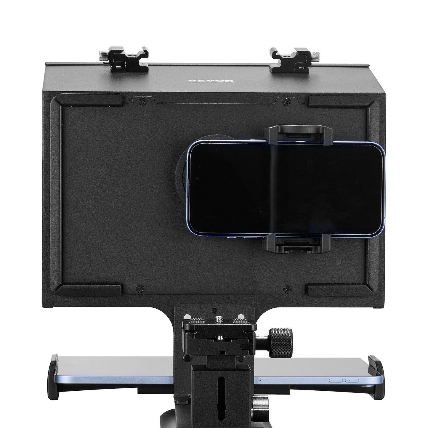 13'' Floor Type Teleprompter Remote for Webcam Smartphone Live Streaming