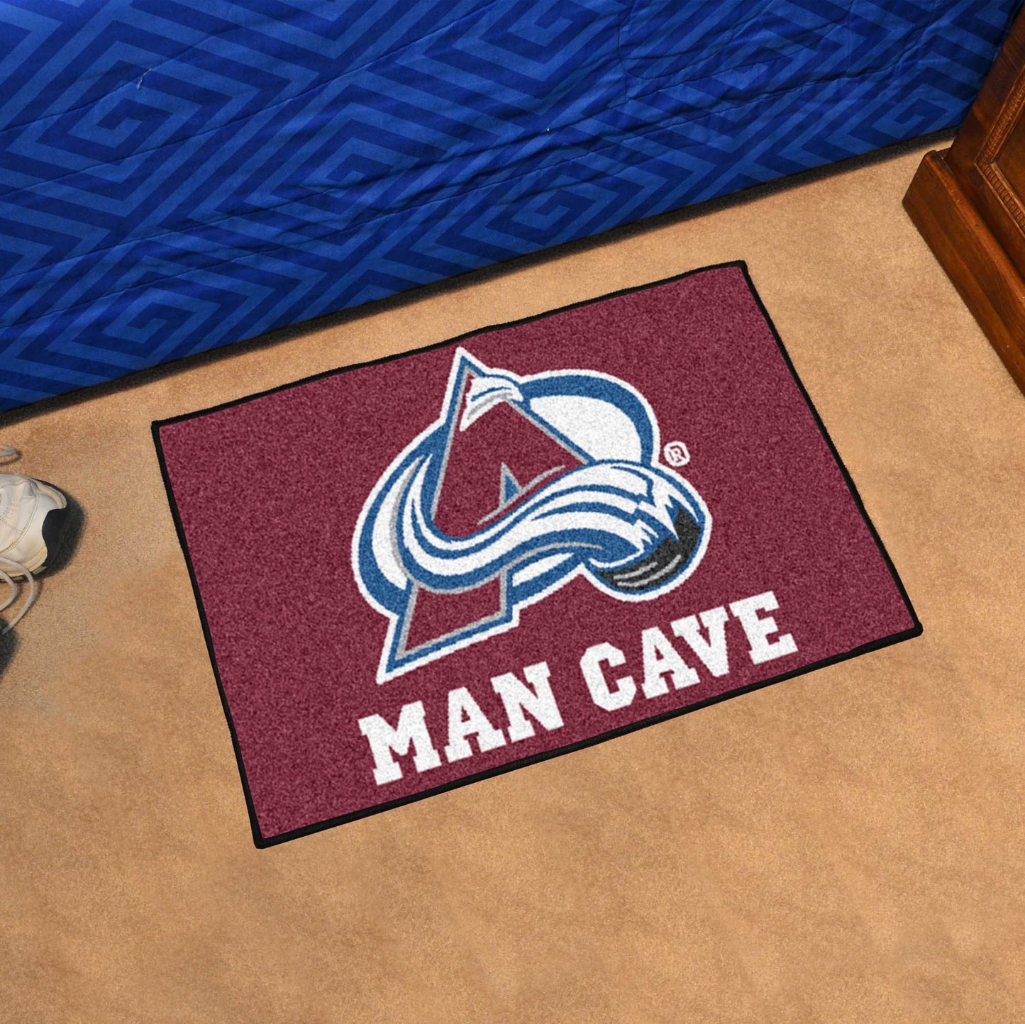 NHL - Colorado Avalanche Man Cave Starter Rug 19"x30"