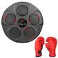 Music Boxing Machine Electronic Wall Target Punching Pad LED Lighted Sandbag Boxing Training Machine Exercise Equipment with Adult Boxing Gloves