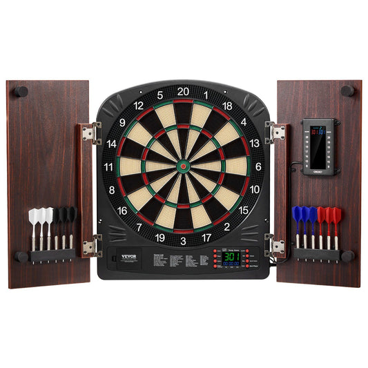 VEVOR Dartboard and Cabinet Set Complete with All Accessories Easy Assembly