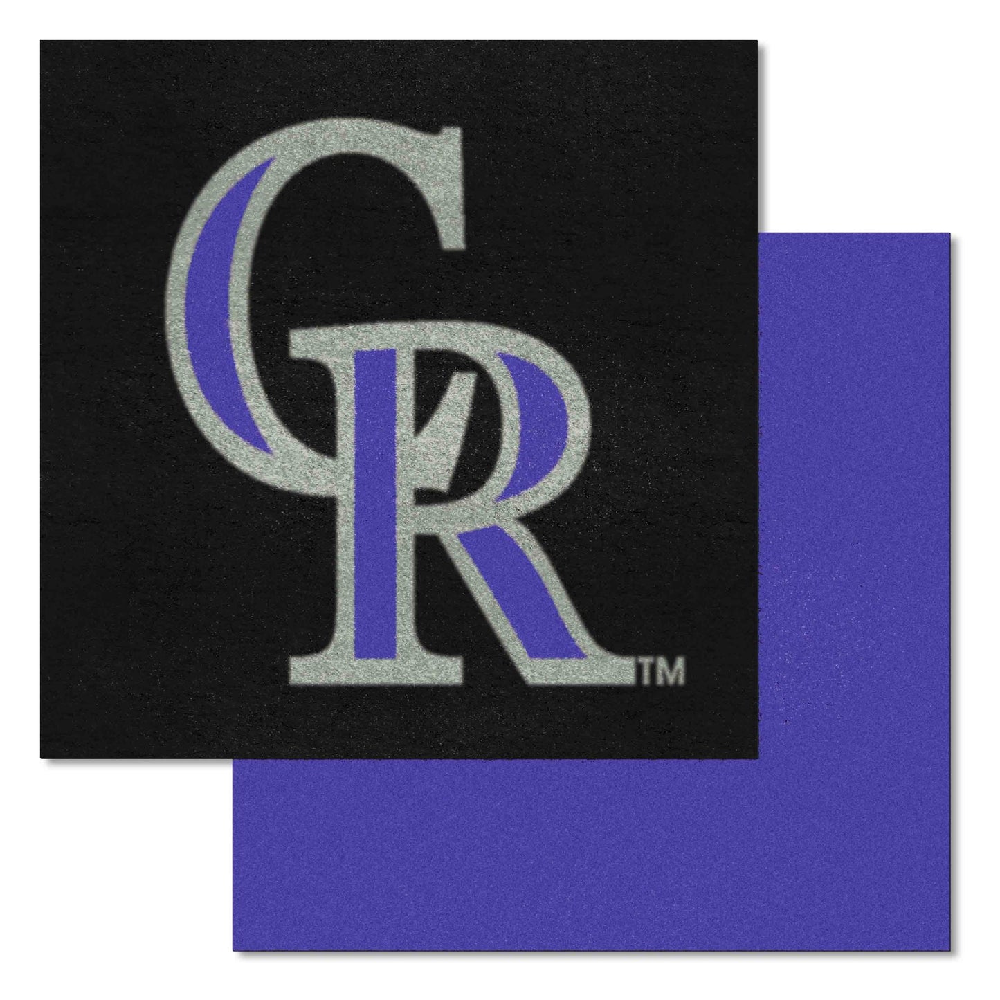 MLB - Colorado Rockies 18"x18" Carpet Tiles