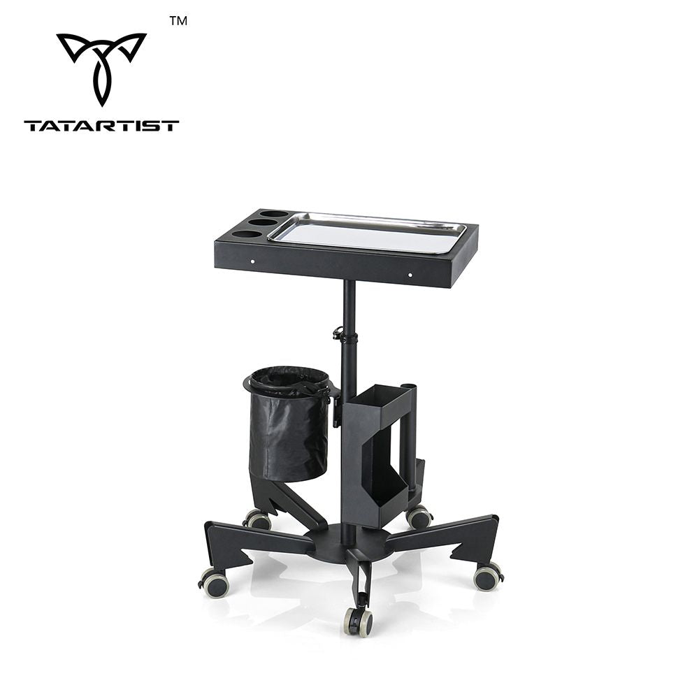 Metal tattoo tool cart, mobile tattoo workstation,tattoo trays