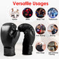 Music Boxing Machine Electronic Wall Target Punching Pad LED Lighted Sandbag Boxing Training Machine Exercise Equipment with Adult Boxing Gloves