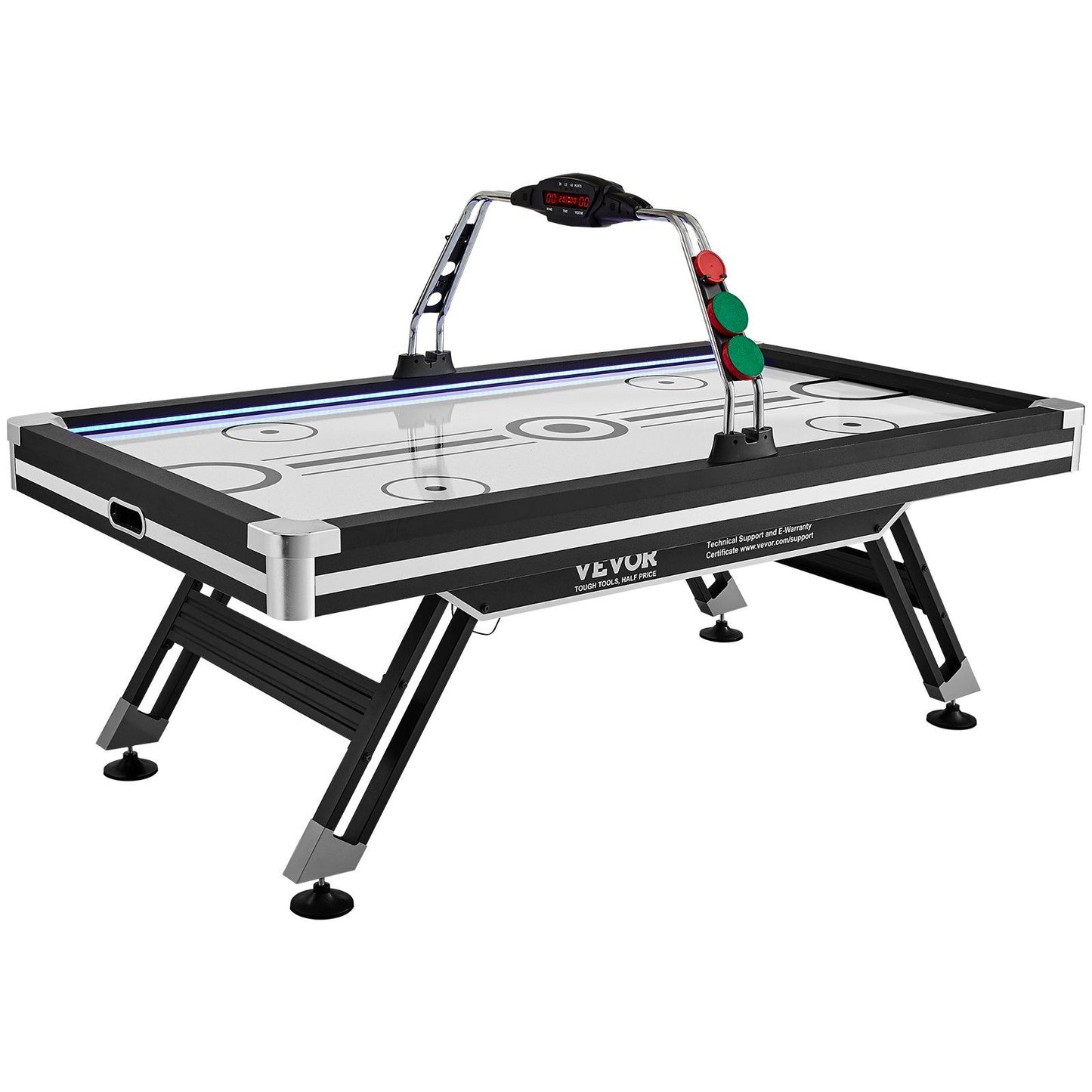 VEVOR Air-Powered Hockey Table, 89" Indoor Hockey Table