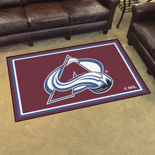 NHL - Colorado Avalanche 4'x6' Rug