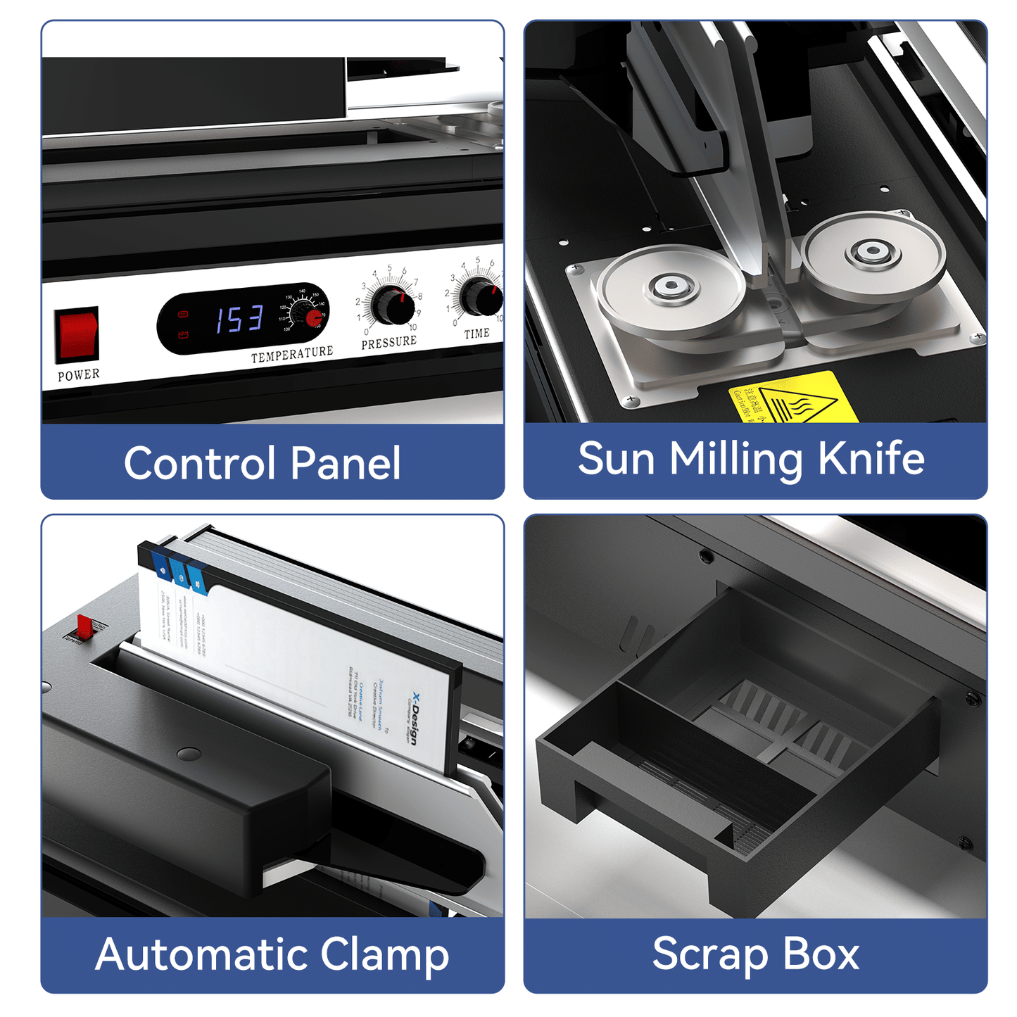 A4 Size High Quanlity Desktop Wireless Fully-auto Hot Melt Glue Book Binding Machine for Office School Use