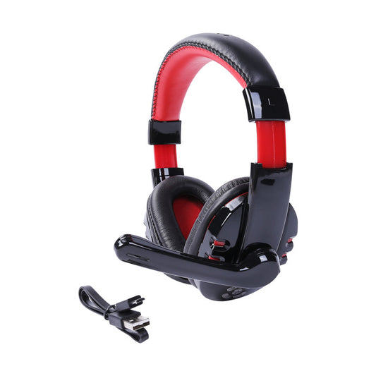 Wireless Bluetooth 4.2 Over Ear Earphone; Noise-Canceling Adjustable Earphone; Deep Bass Stereo Gaming Micro Headphones