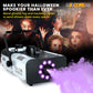 5 Core Fog Machine 1500W Smoke Machine 6000CFM Liquid Low Lying Indoor Outdoor Oil Based 2.5L Fog Maker w LED Lights Fogger for Halloween Wedding Party Christmas Stage Effect Gender Reveal FOG 1500