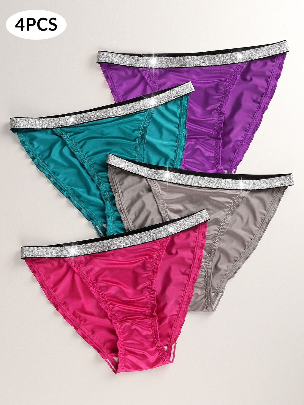 4 Pack Women’s Sexy Lace G-String Panty Set Cnasti Strings and Thangs