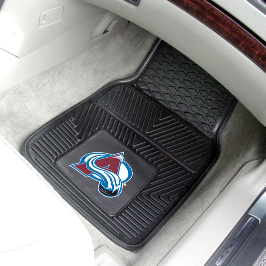 NHL - Colorado Avalanche 2-pc Vinyl Car Mats 17"x27"